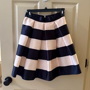 Gianni Bini Black and Pink A-Line Skirt